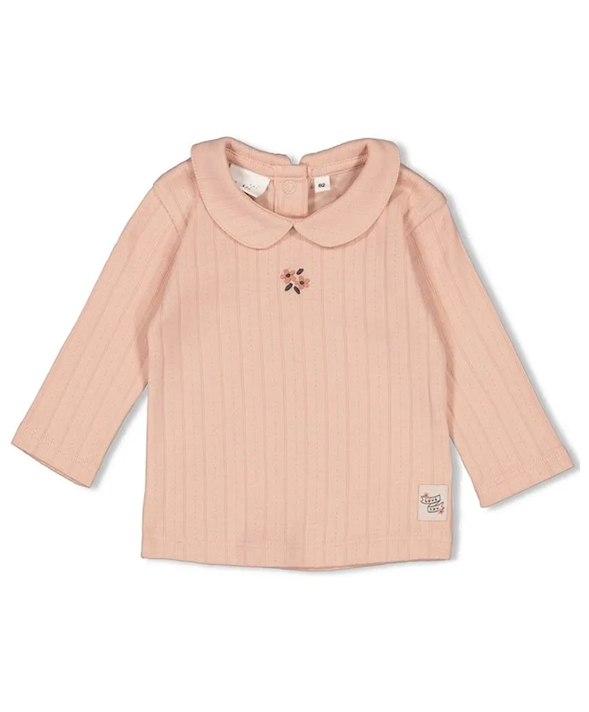 FEETJE T-shirt Pointelle Rib Woodland Bloom