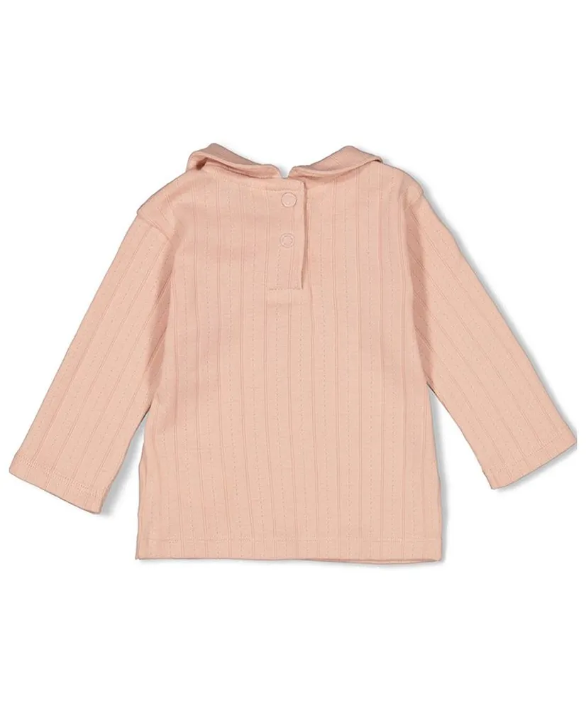 FEETJE T-shirt Pointelle Rib Woodland Bloom