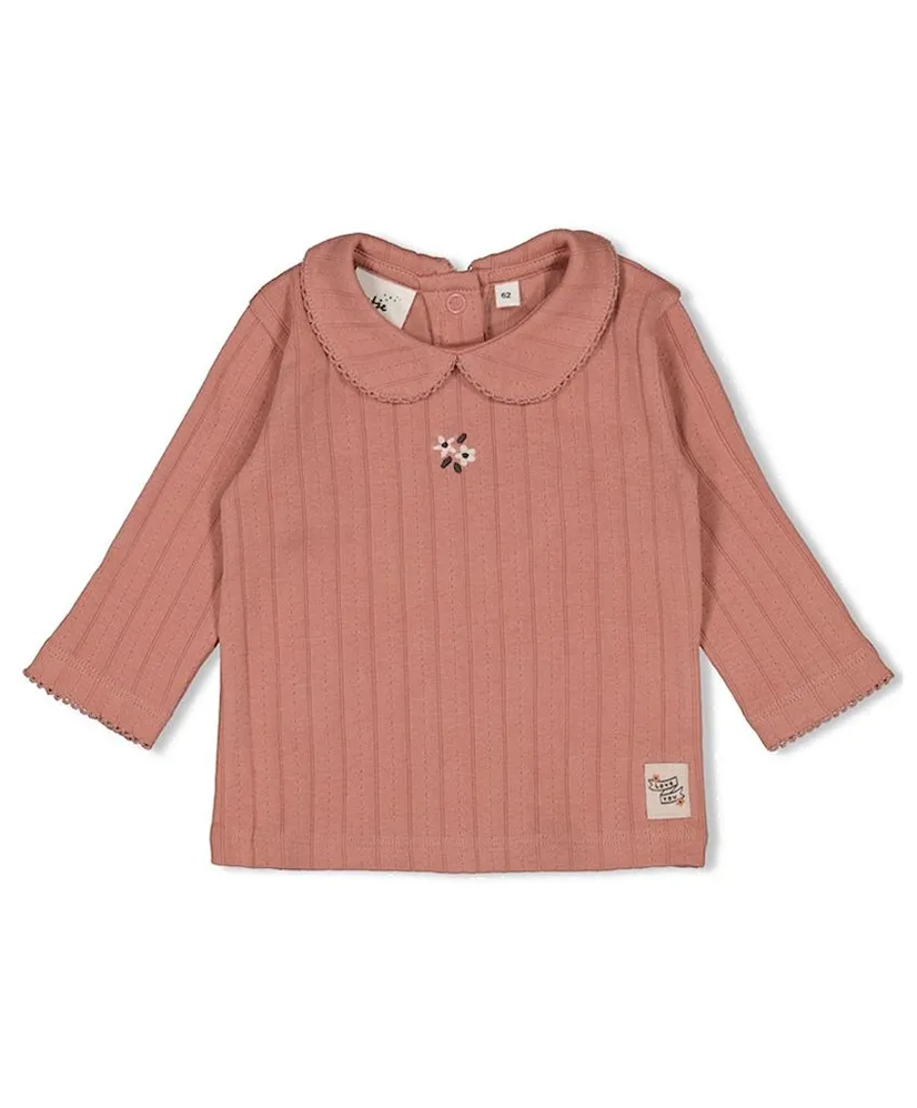 FEETJE T-shirt Pointelle Rib Woodland Bloom