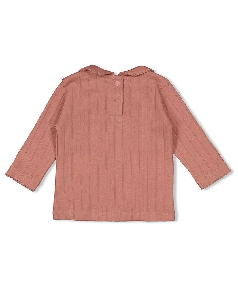 FEETJE T-shirt Pointelle Rib Woodland Bloom