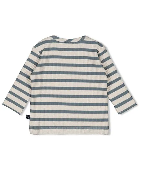 FEETJE T-shirt Rib Streep Let's Go!