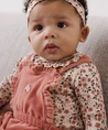 FEETJE Tuinbroek Velours Rib Woodland Bloom