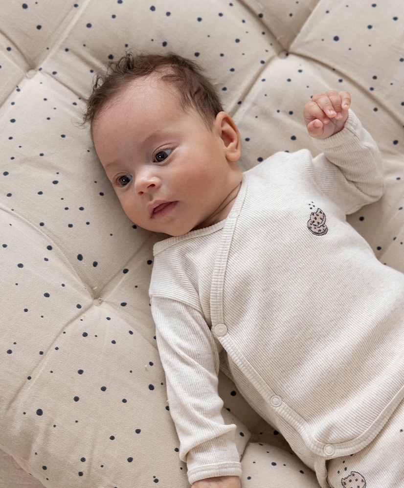 FEETKE Overslag T-shirt Rib Cute Cookie