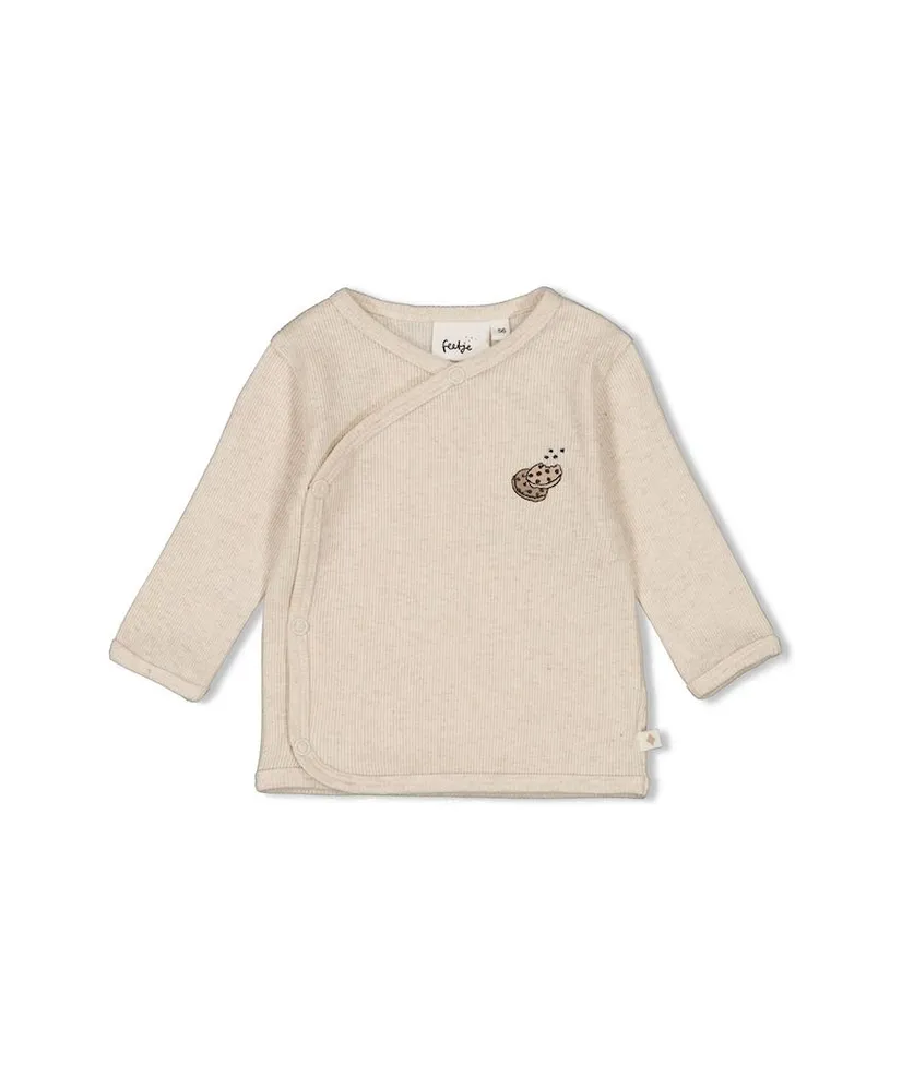 FEETKE Overslag T-shirt Rib Cute Cookie