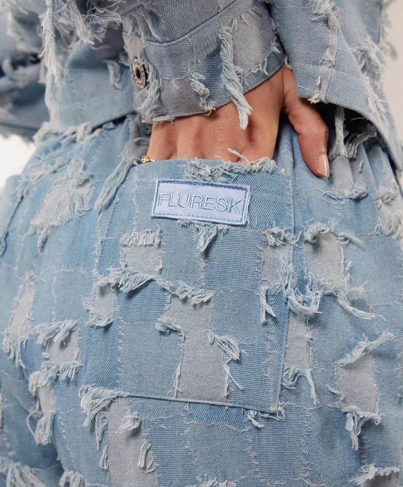 FLURESK Cargo Jeans Wide Leg Kalina