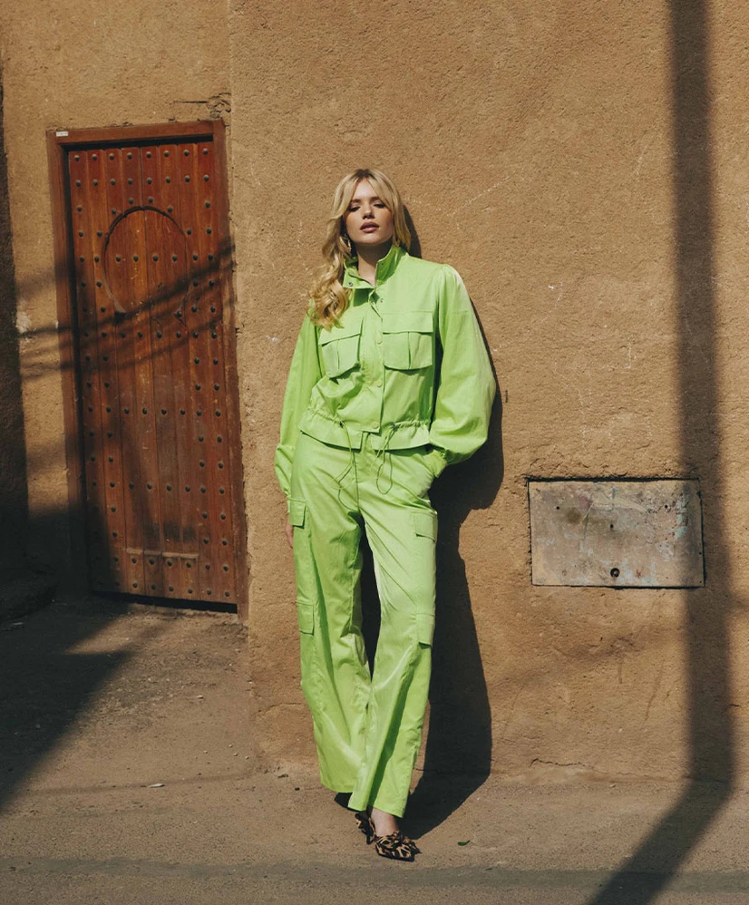 FLURESK Jacket Leaf