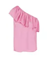 FLURESK One Shoulder Top Brean