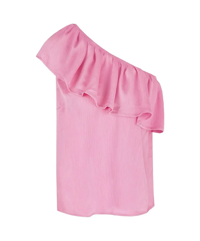 FLURESK One Shoulder Top Brean