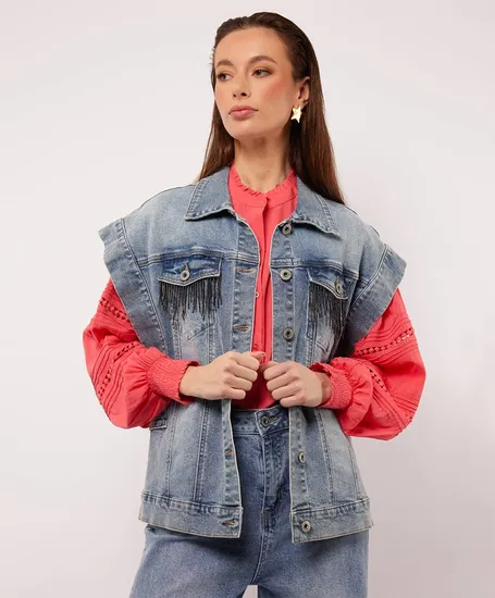 FLURESK Spijker Gilet Meghan