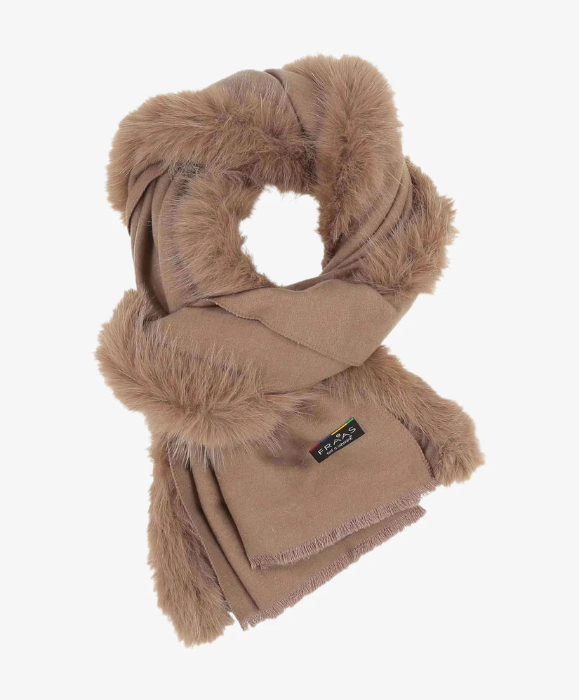 FRAAS Sjaal Ruana Faux Fur