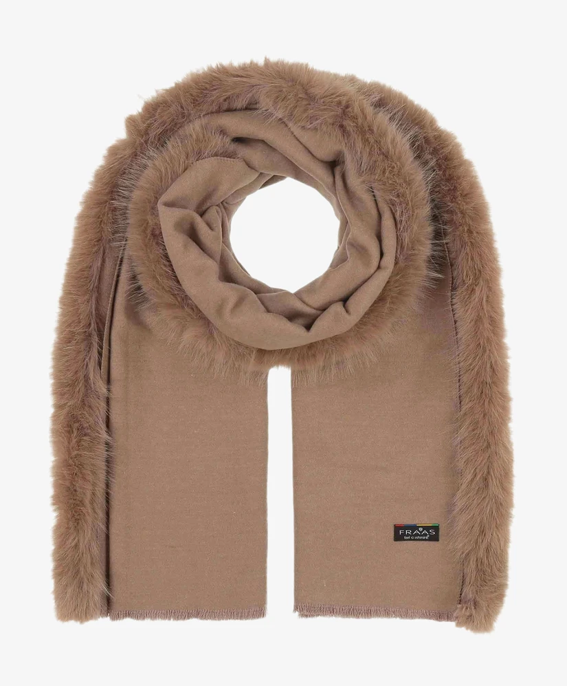 FRAAS Sjaal Ruana Faux Fur