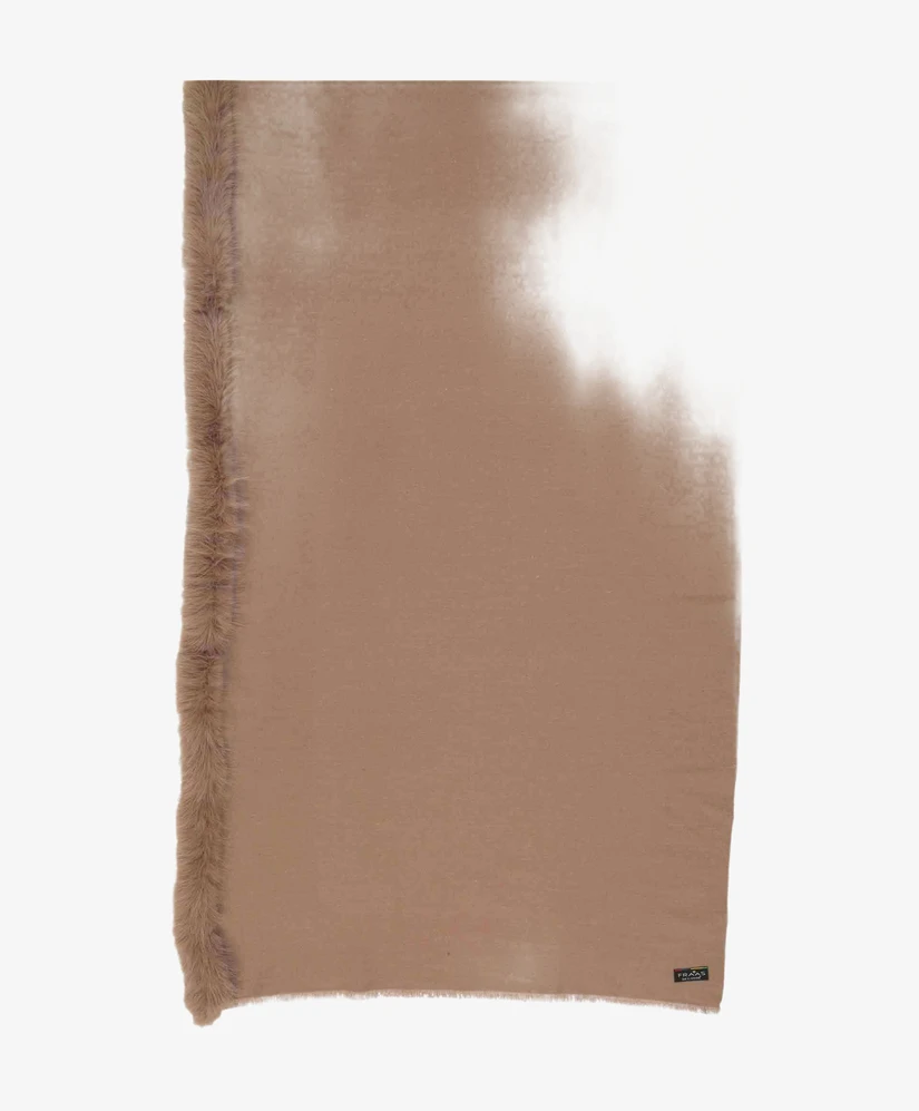 FRAAS Sjaal Ruana Faux Fur