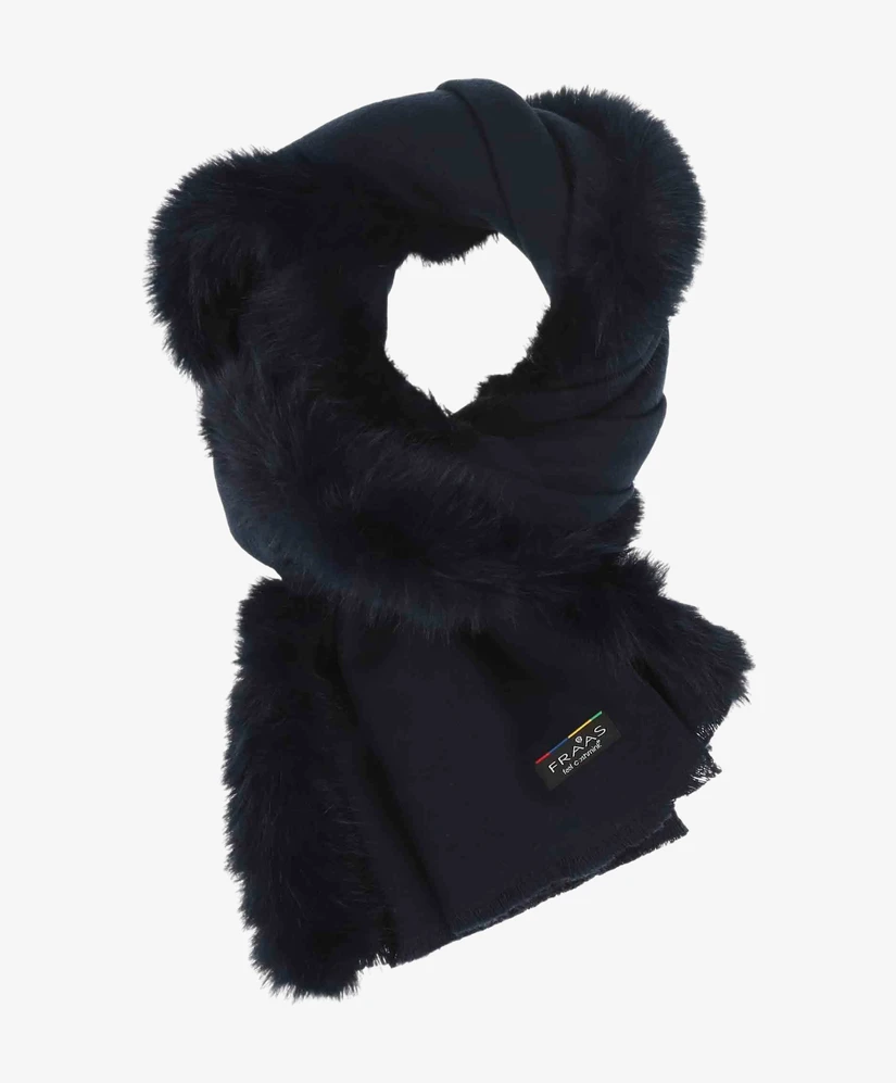 FRAAS Sjaal Ruana Faux Fur
