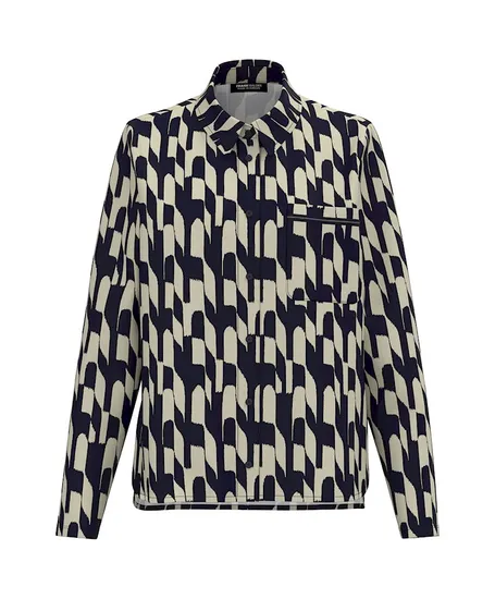 Frank Walder Blouse Allover Print