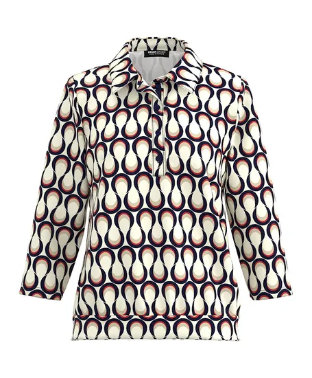 Frank Walder Blouse Allover Print