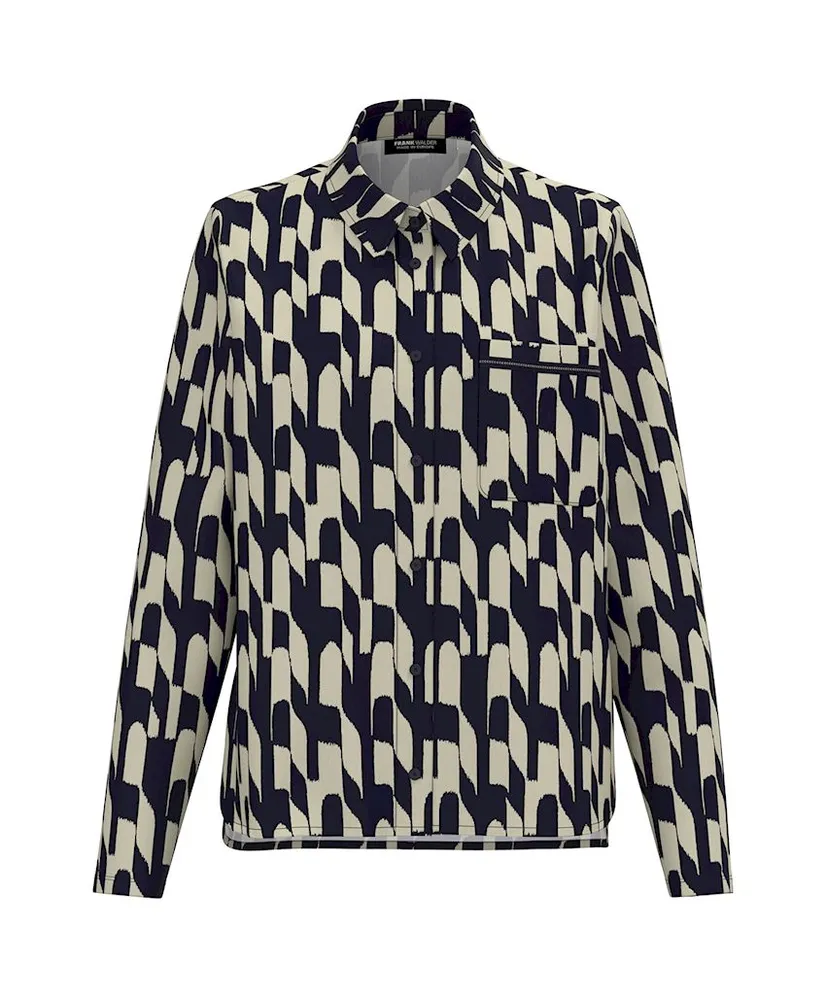 Frank Walder Blouse Allover Print