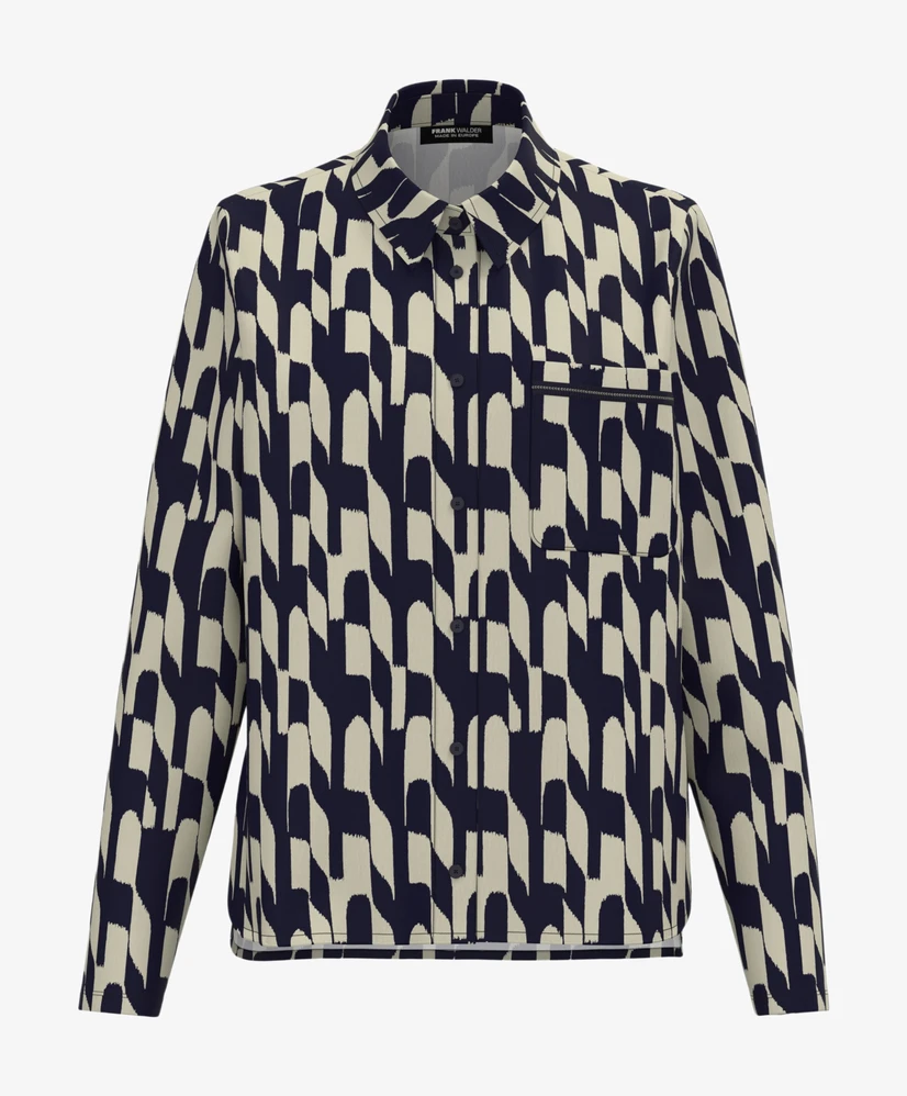 Frank Walder Blouse Allover Print