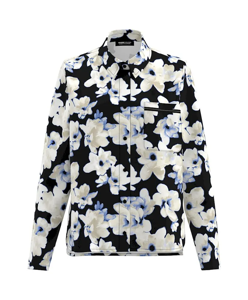 Frank Walder Blouse Gebloemd