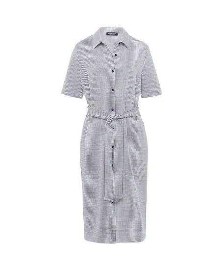 Frank Walder Blouse Jurk Stripe