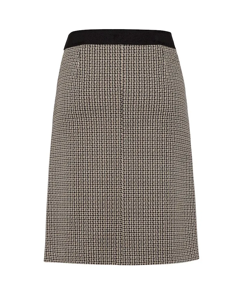 Frank Walder Midi Rok Allover Print