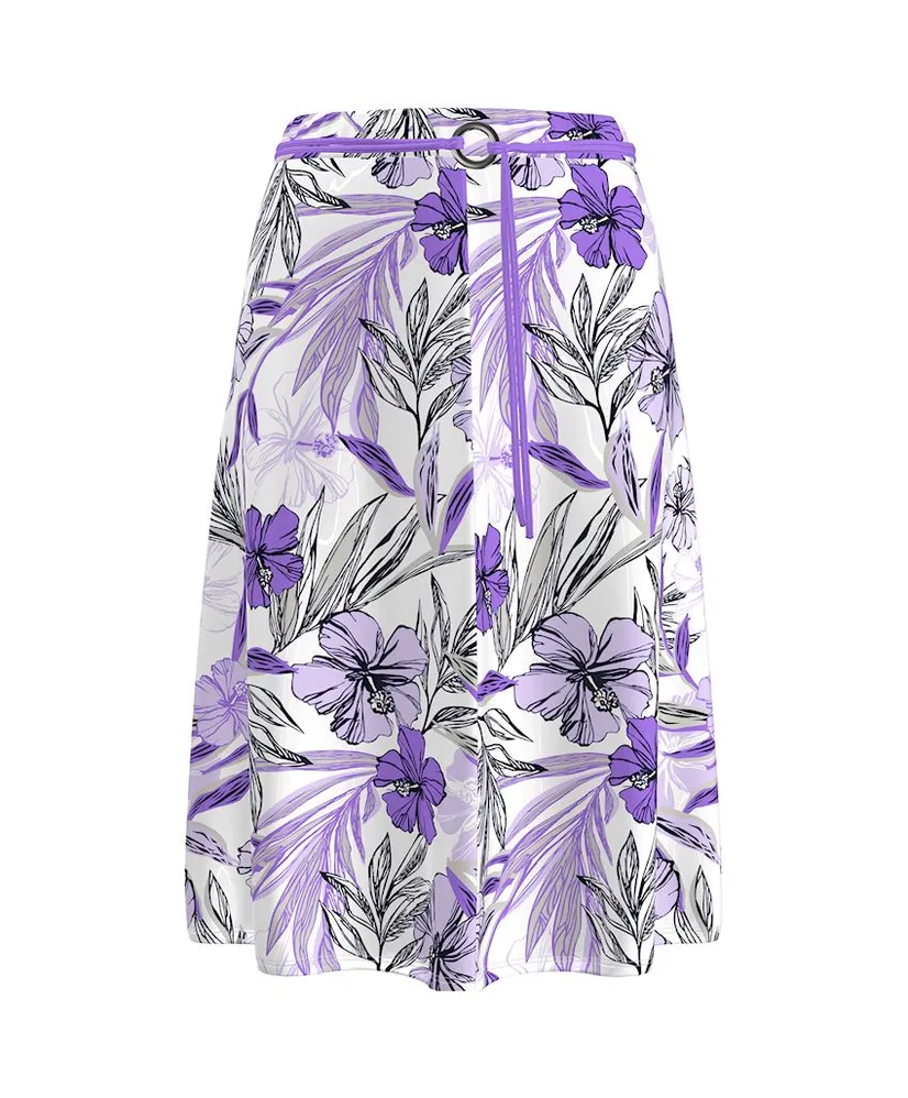 Frank Walder Midi Rok Bloemen