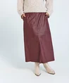 Freequent Maxi Leren Rok Harley