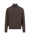 Fynch-Hatton Half Zip Trui Gemêleerd