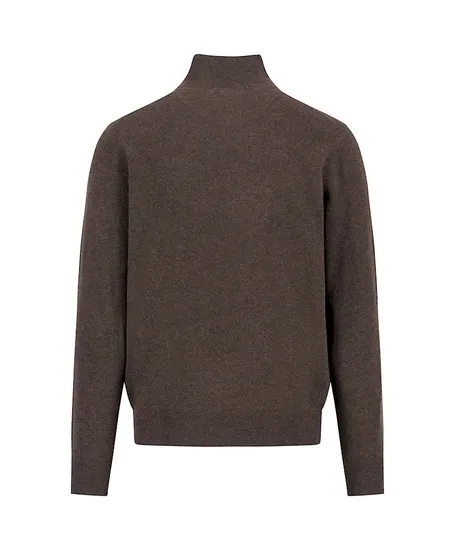 Fynch-Hatton Half Zip Trui Gemêleerd