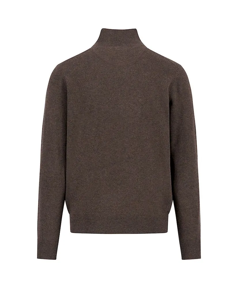 Fynch-Hatton Half Zip Trui Gemêleerd