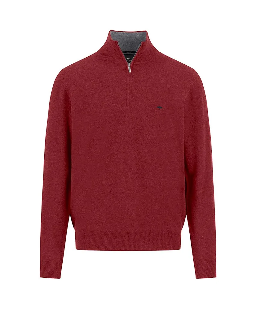 Fynch-Hatton Half Zip Trui Gemêleerd