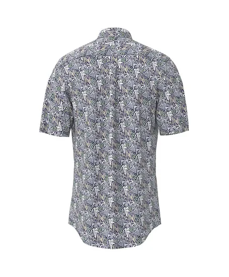 Fynch Hatton Overhemd Allover Print Regular Fit