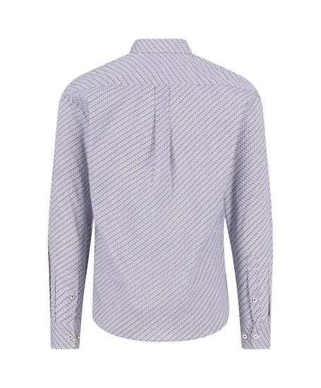Fynch-Hatton Overhemd Allover Print Regular Fit