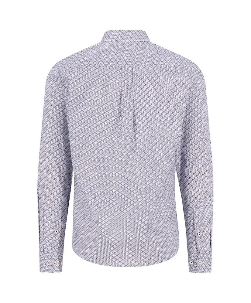 Fynch-Hatton Overhemd Allover Print Regular Fit