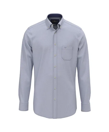 Fynch-Hatton Overhemd Gemêleerd Regular Fit