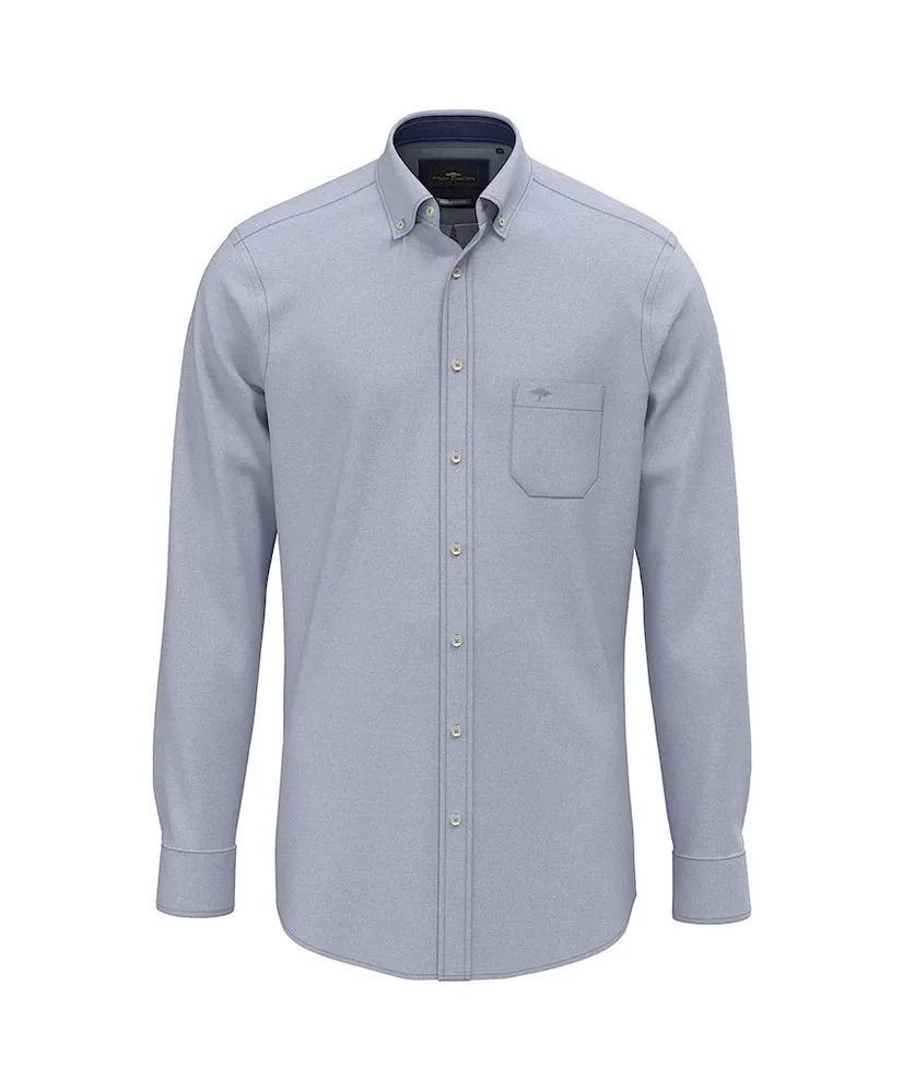 Fynch-Hatton Overhemd Gemêleerd Regular Fit