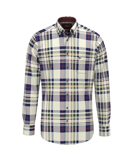 Fynch-Hatton Overhemd Geruit Regular FIt