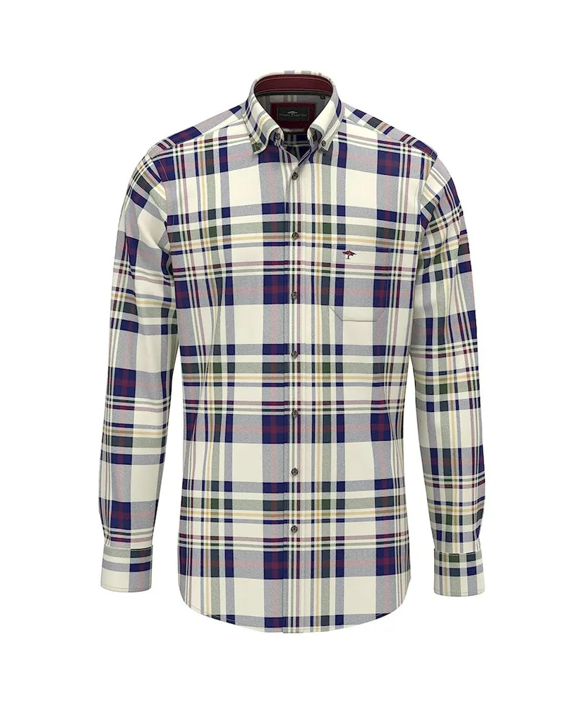 Fynch-Hatton Overhemd Geruit Regular FIt