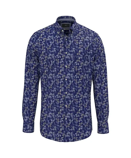 Fynch-Hatton Overhemd Leaved Regular Fit