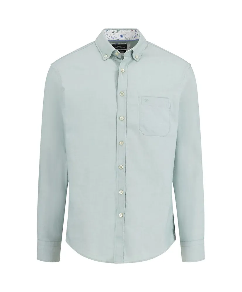 Fynch-Hatton Overhemd Washed Oxford Regular Fit