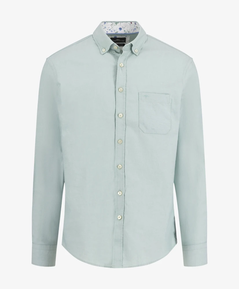 Fynch-Hatton Overhemd Washed Oxford Regular Fit