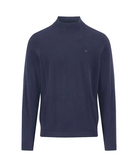 Fynch Hatton Trui Mock-Neck Effen