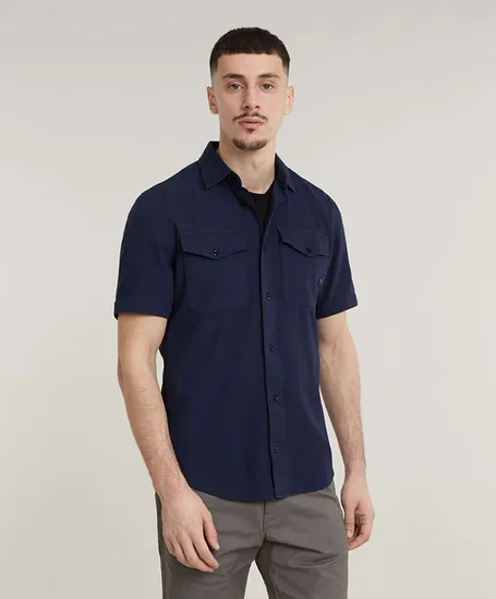 G-Star Overhemd Effen Slim Fit