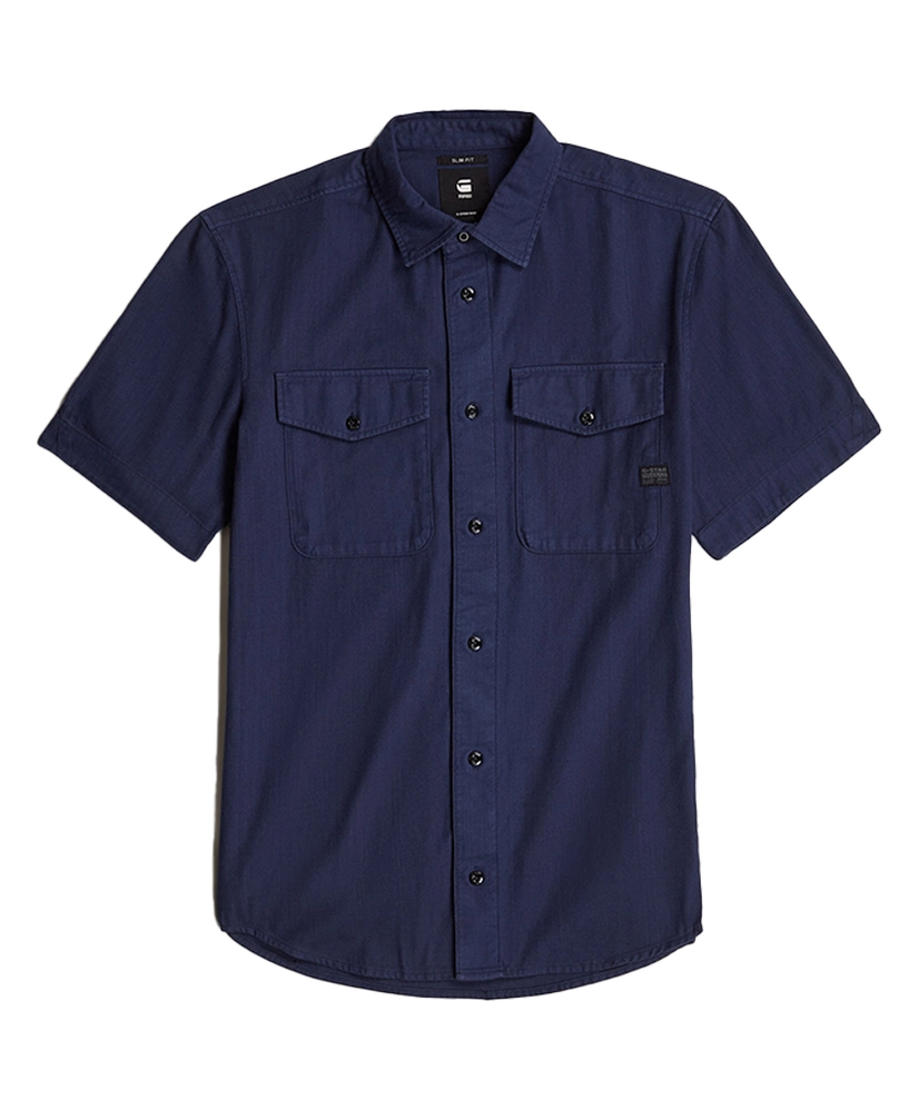 G-Star Overhemd Effen Slim Fit