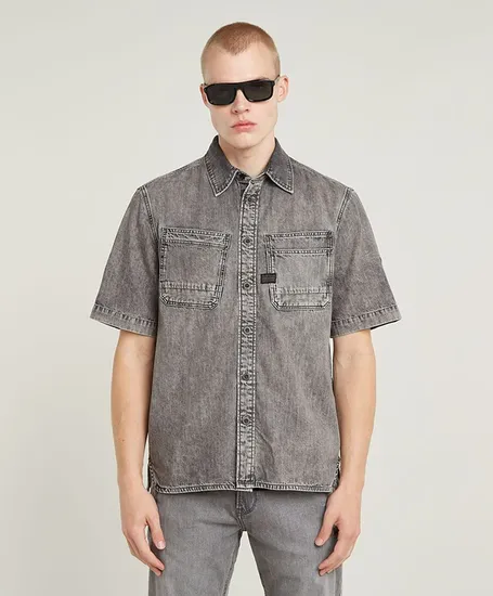 G-Star Overhemd Slanted Regular Fit