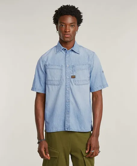 G-Star Overhemd Slanted Regular Fit