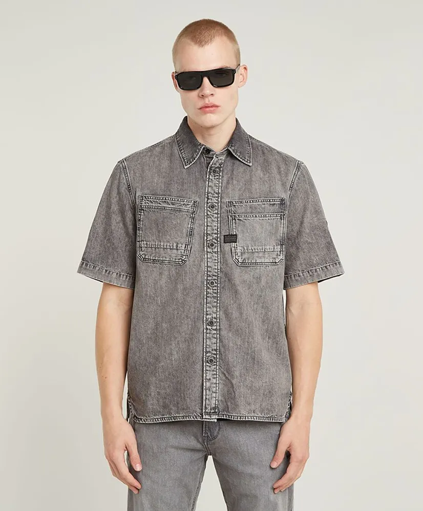 G-Star Overhemd Slanted Regular Fit