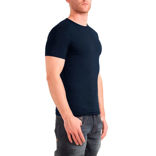 Garage T-Shirt Body Fit Blauw