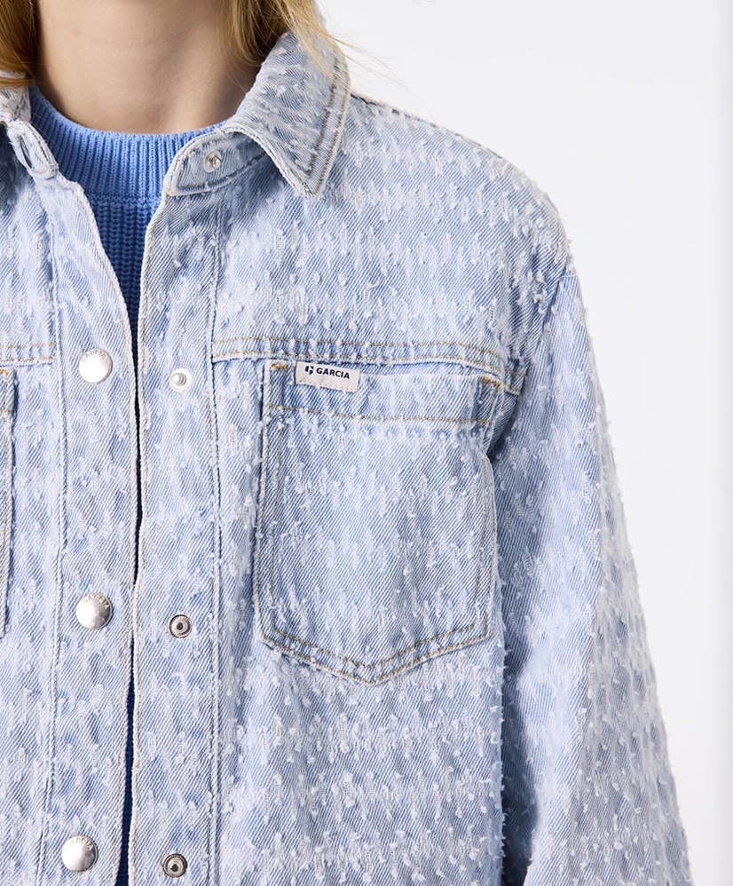 GARCIA Denim Jack Damaged Effect