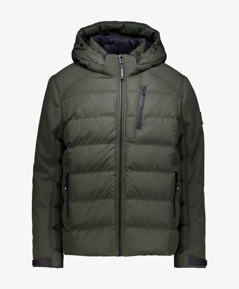 GARCIA Gewatteerde Jas Effen