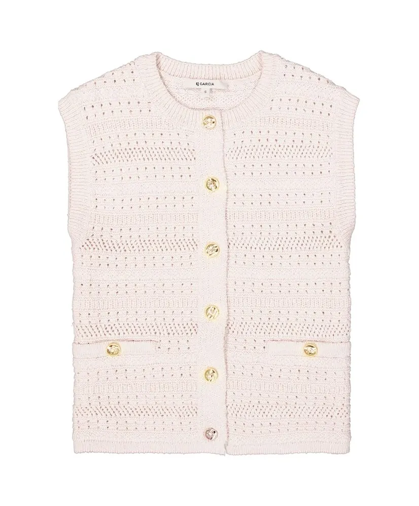 Garcia Gilet Gebreid
